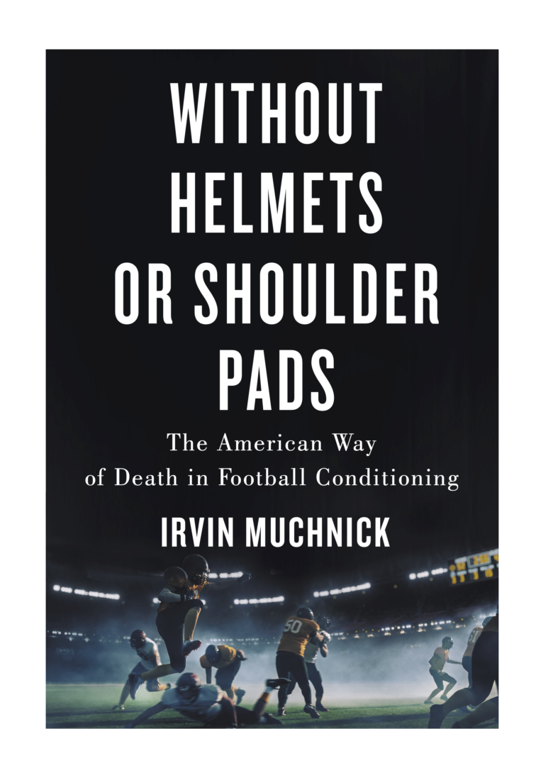 A book cover with an image of football players.